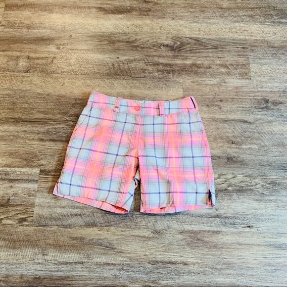 Nike Pants - Nike plaid golf shorts